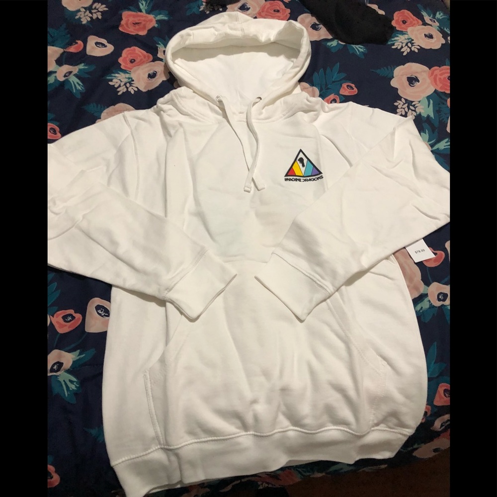 White hoodie